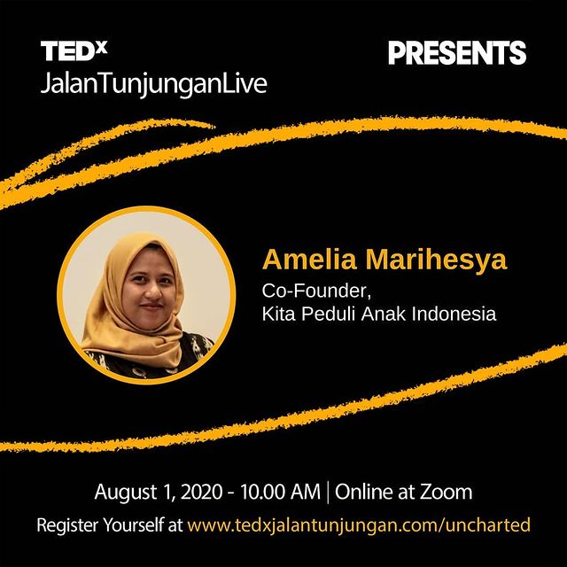 Amelia Marihesya, Co-founder Kita Peduli Anak Indonesia